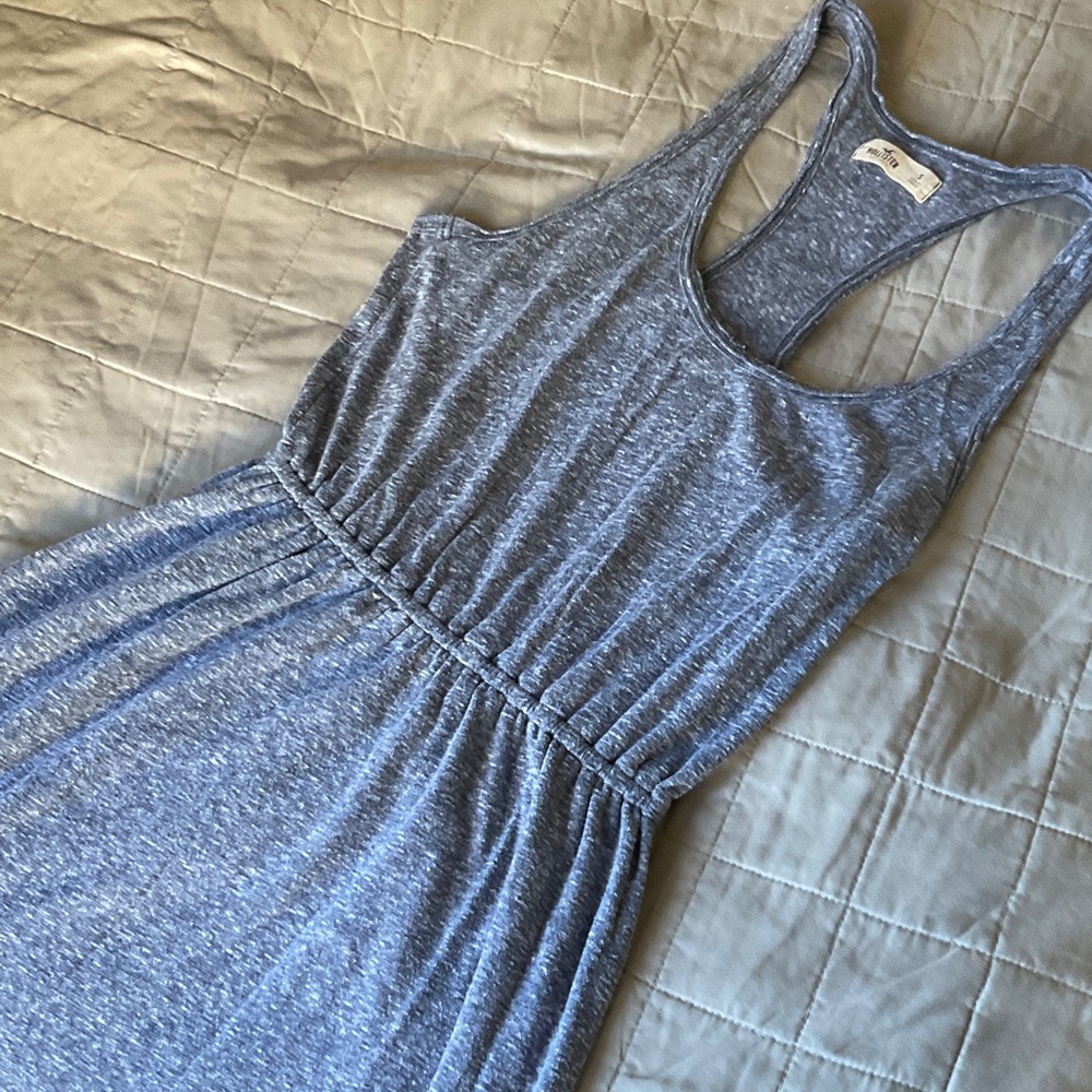 Hollister Heathered Blue Maxi Dress